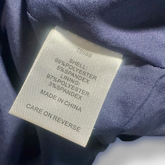 NWT Alexia Admor ‘Olya’ Striped Tie Waist Blazer in “Navy Blue” Pinstripe Sz 14 - Picture 13 of 16